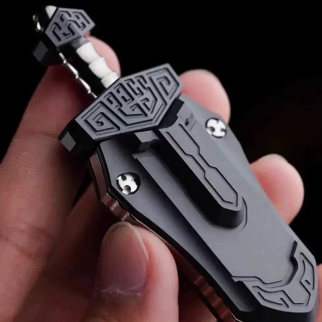 EDC Sword Decompression Toys Fidget Sliders Fidget Toys Stress Relief for Adults Magnetic Metal Toys Anti-Anxiety Office Desk Toys
