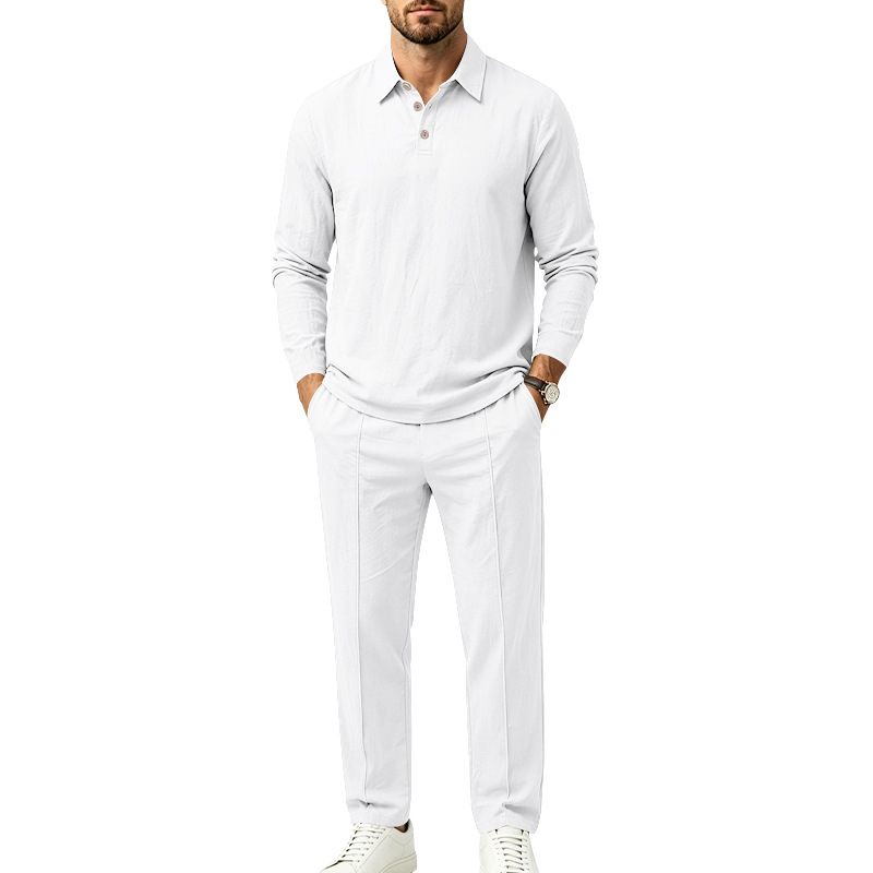 Men's Linen Shirt & Pants Set