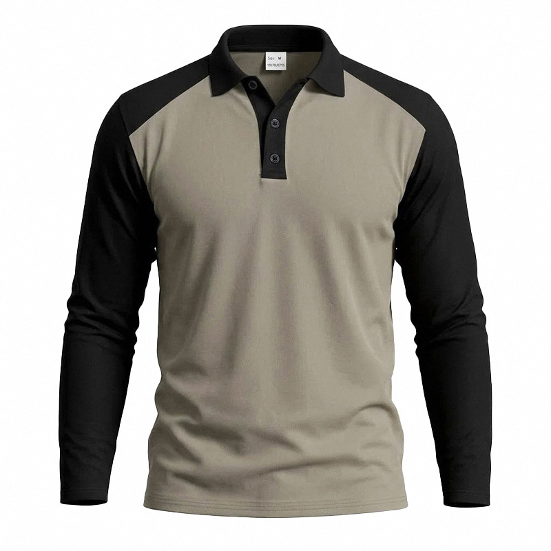 Men's Knit Short Sleeve Polo Shirt