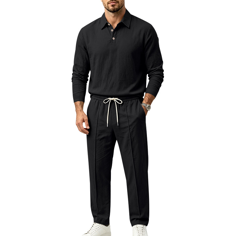 Men's Linen Shirt & Pants Set