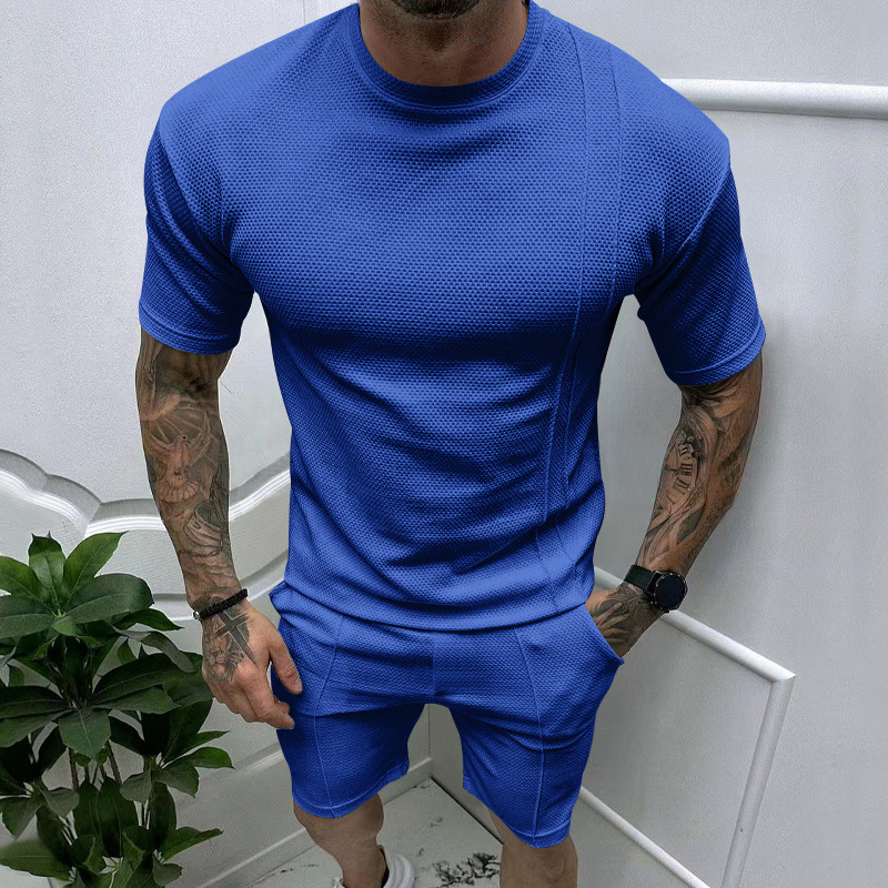 Men's Short Sleeve Shirt & Shorts Set