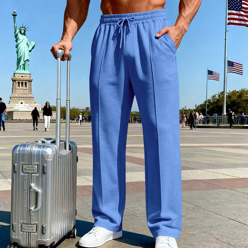 Men's Relaxed Straight-Leg Pants