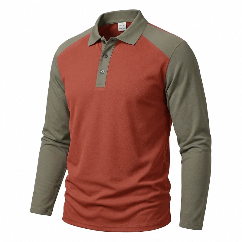 Men's Knit Short Sleeve Polo Shirt