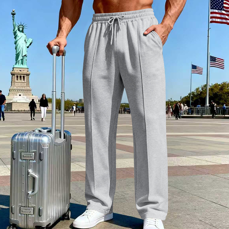 Men's Relaxed Straight-Leg Pants