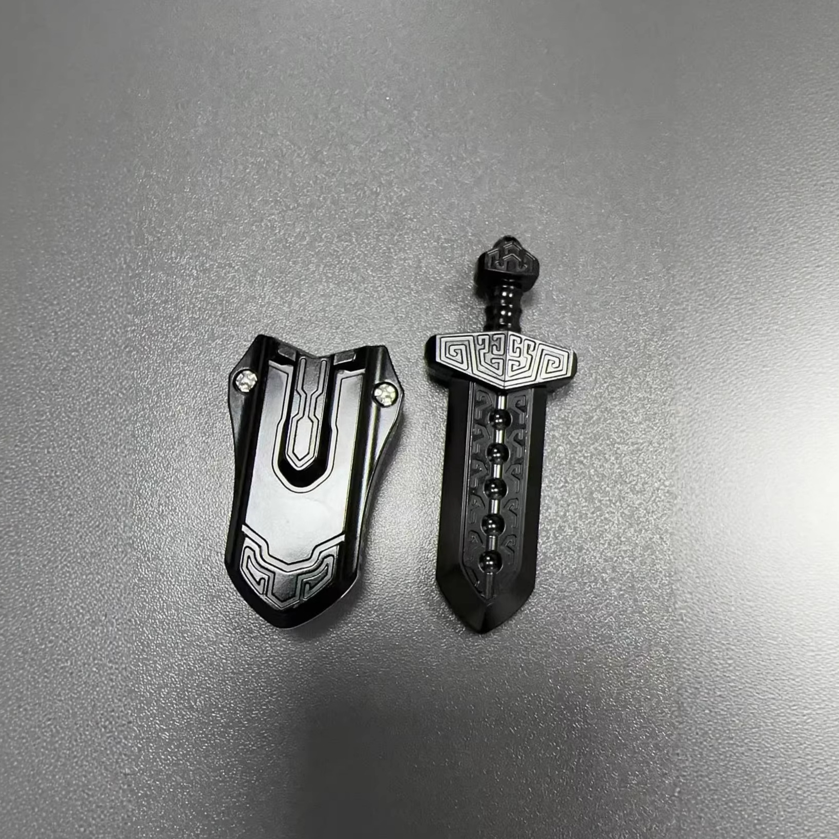 EDC Sword Decompression Toys Fidget Sliders Fidget Toys Stress Relief for Adults Magnetic Metal Toys Anti-Anxiety Office Desk Toys