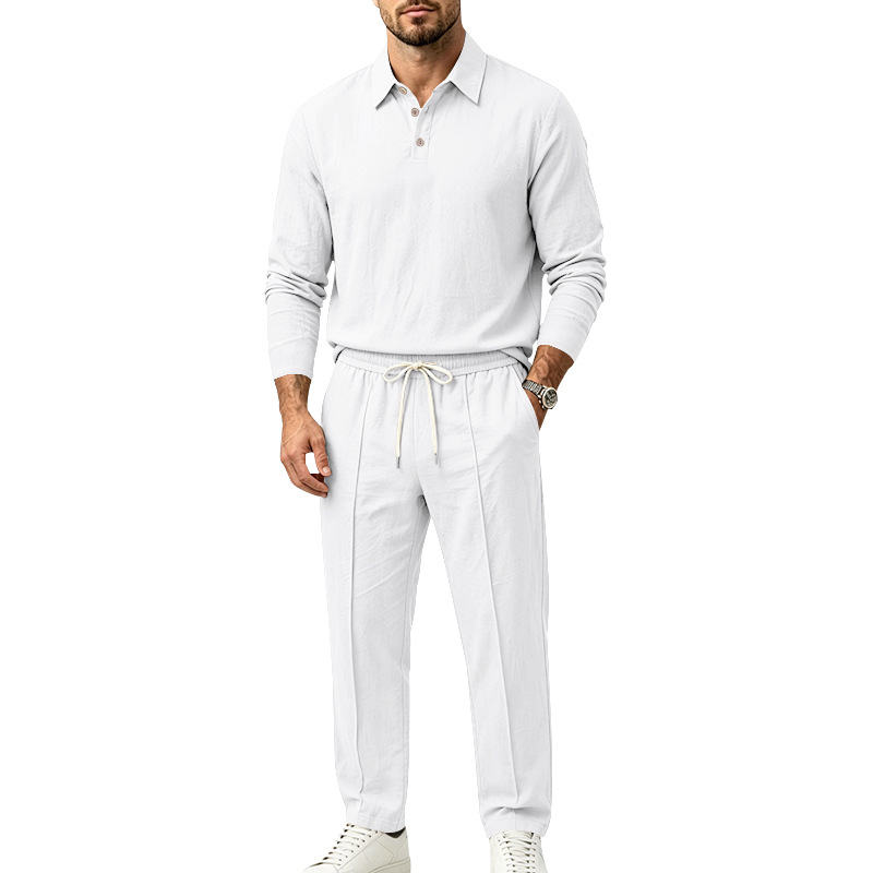 Men's Linen Shirt & Pants Set