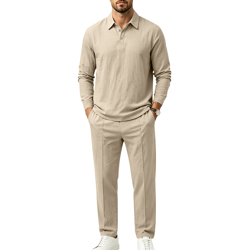 Men's Linen Shirt & Pants Set