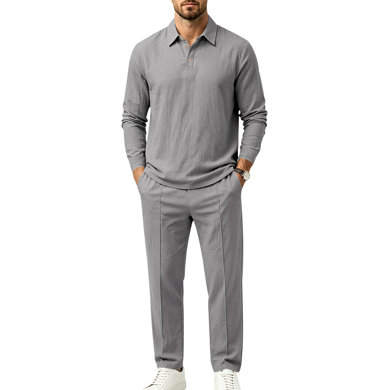 Men's Linen Shirt & Pants Set
