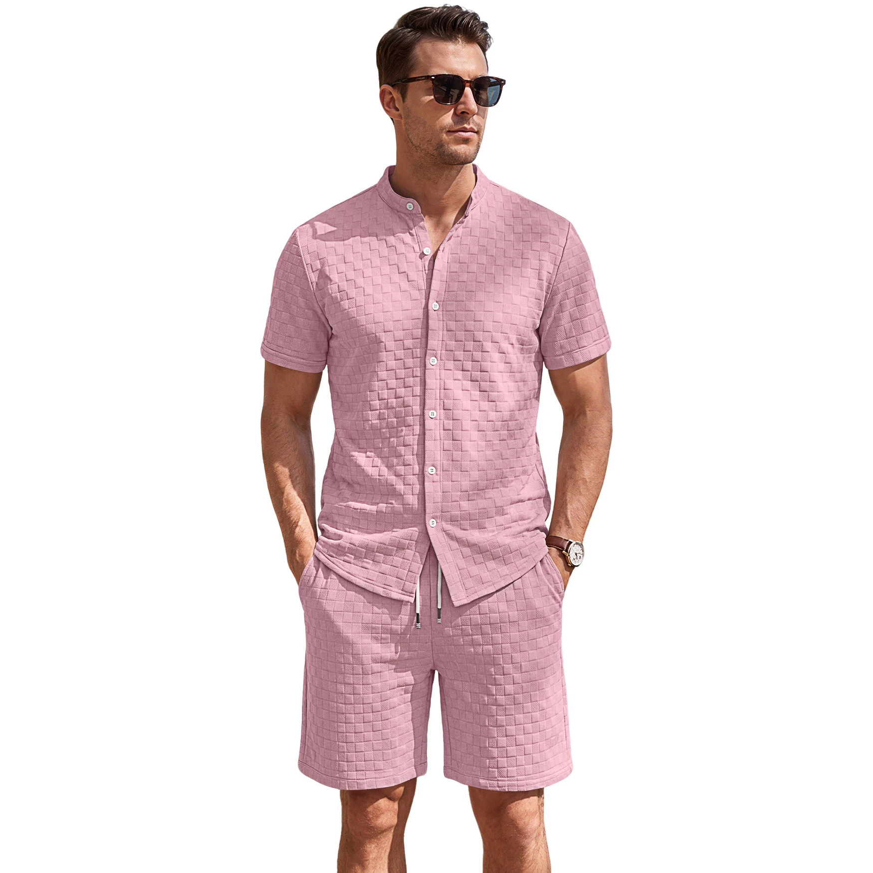 Men's Shirt & Shorts Set