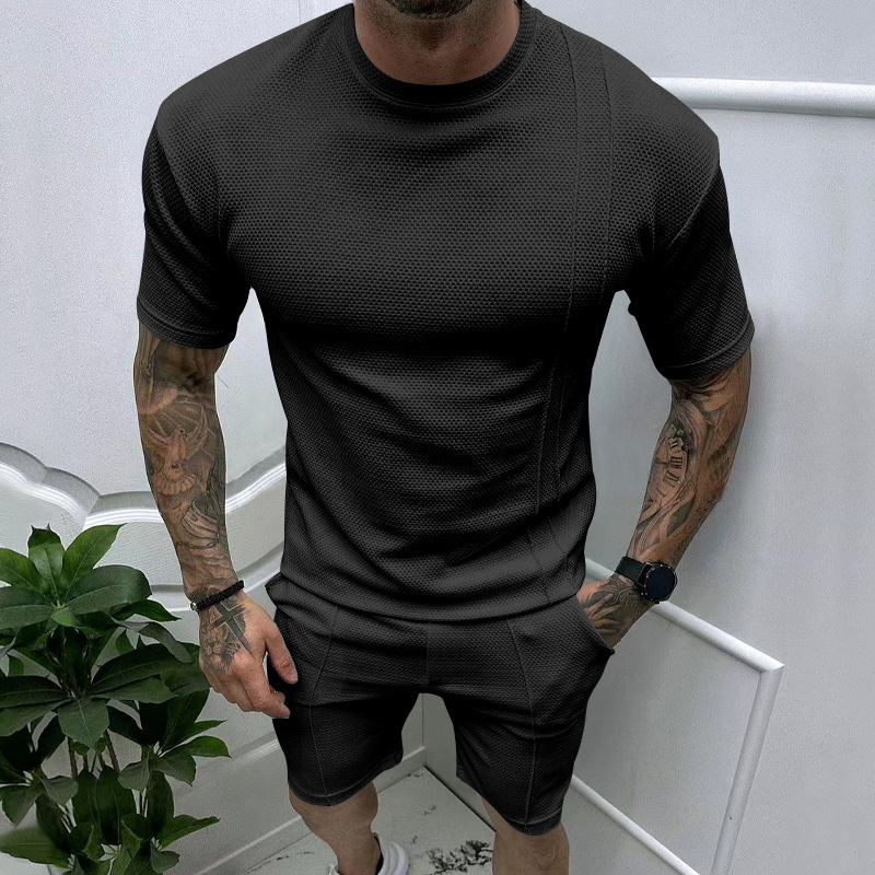 Men's Short Sleeve Shirt & Shorts Set