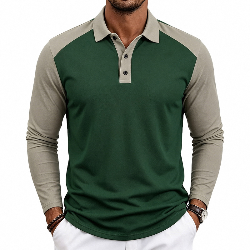 Men's Knit Short Sleeve Polo Shirt