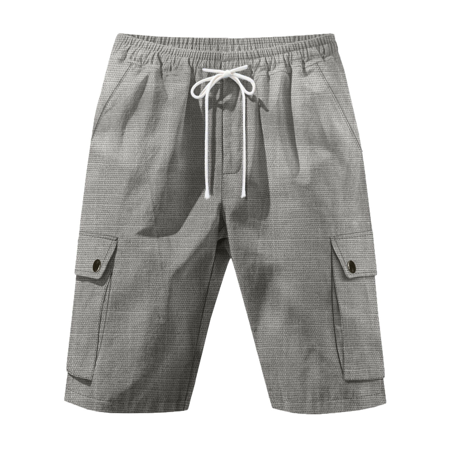 Men's Summer Linen Shorts, Casual Beach Style for Daily Wear
