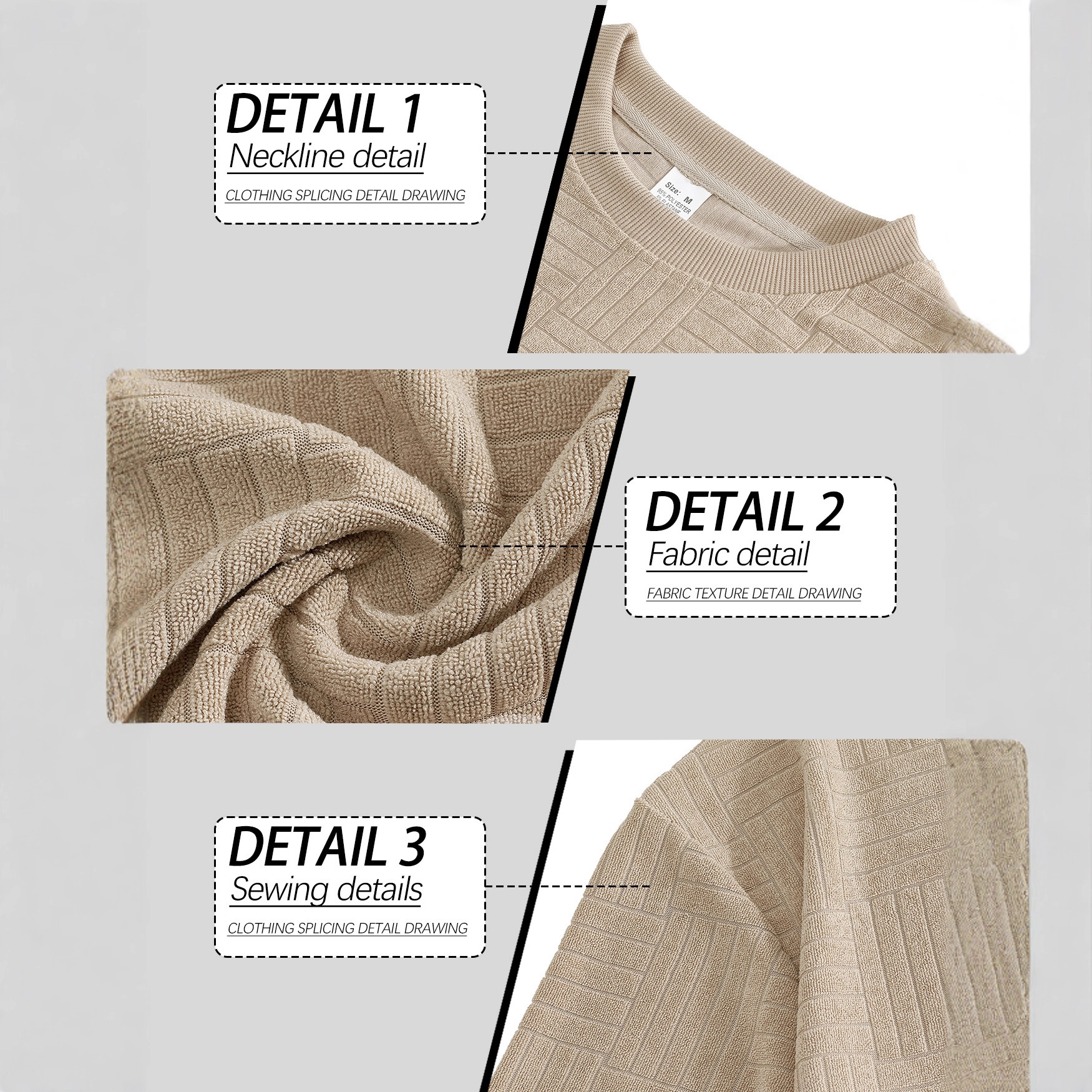 Men's Relaxed Short Sleeve Jacquard Shirt & Shorts Set