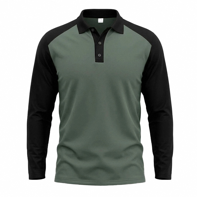 Men's Knit Short Sleeve Polo Shirt