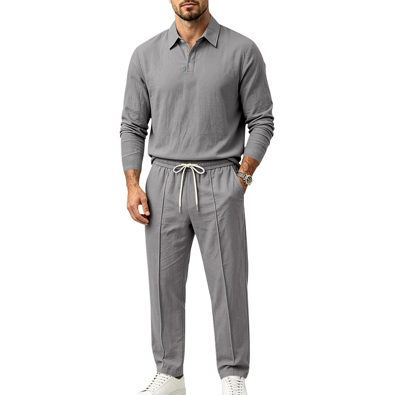 Men's Linen Shirt & Pants Set