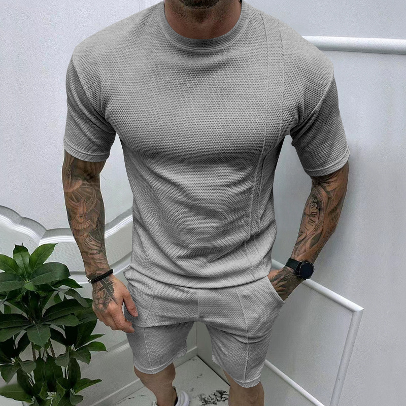 Men's Short Sleeve Shirt & Shorts Set