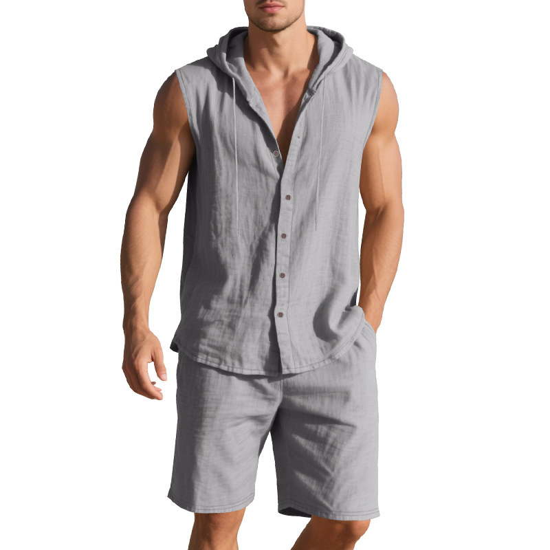 Men's Shirt & Shorts Set