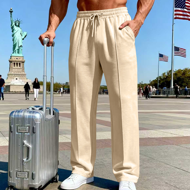 Men's Relaxed Straight-Leg Pants