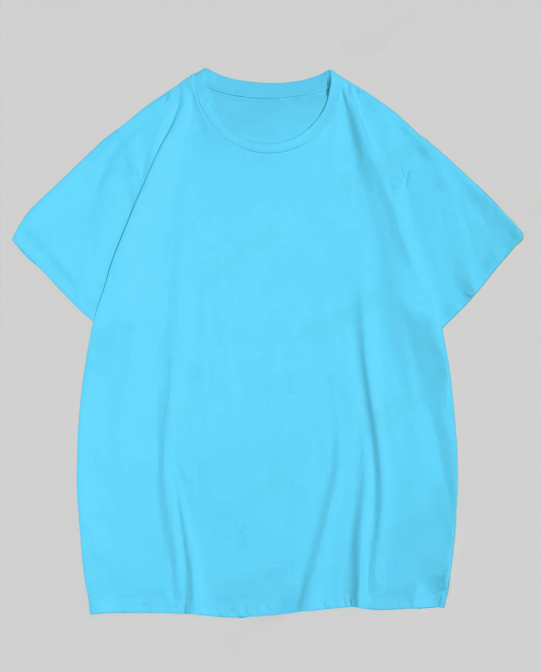 Valentine's Day Blue Short Sleeve T-Shirt Shorts Suit Large