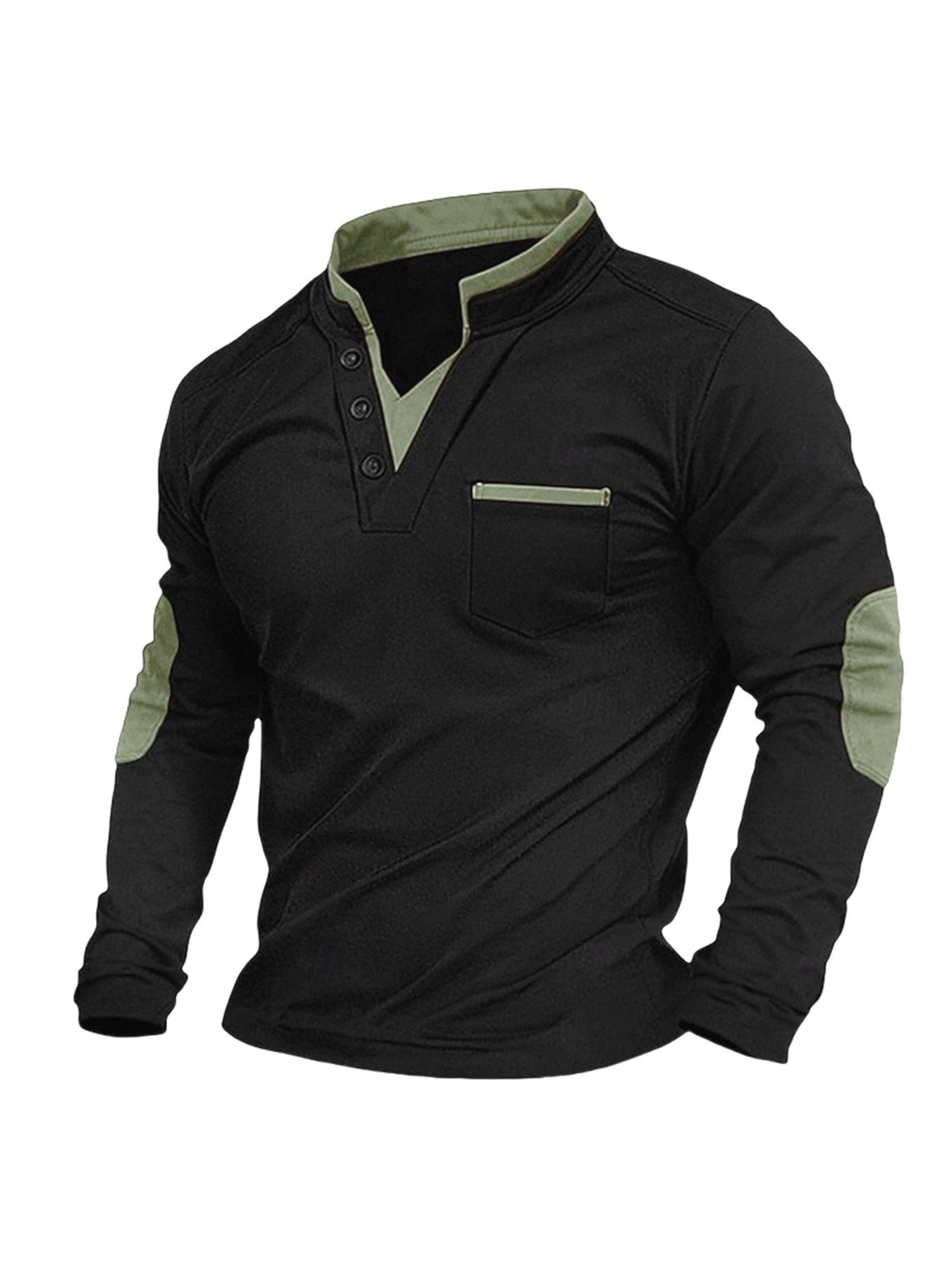 Men's Stand Collar Sweatshirt