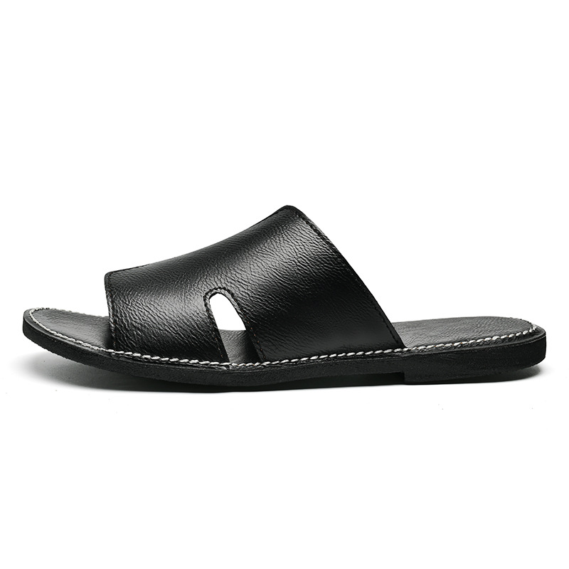 Men's Leather Slippers