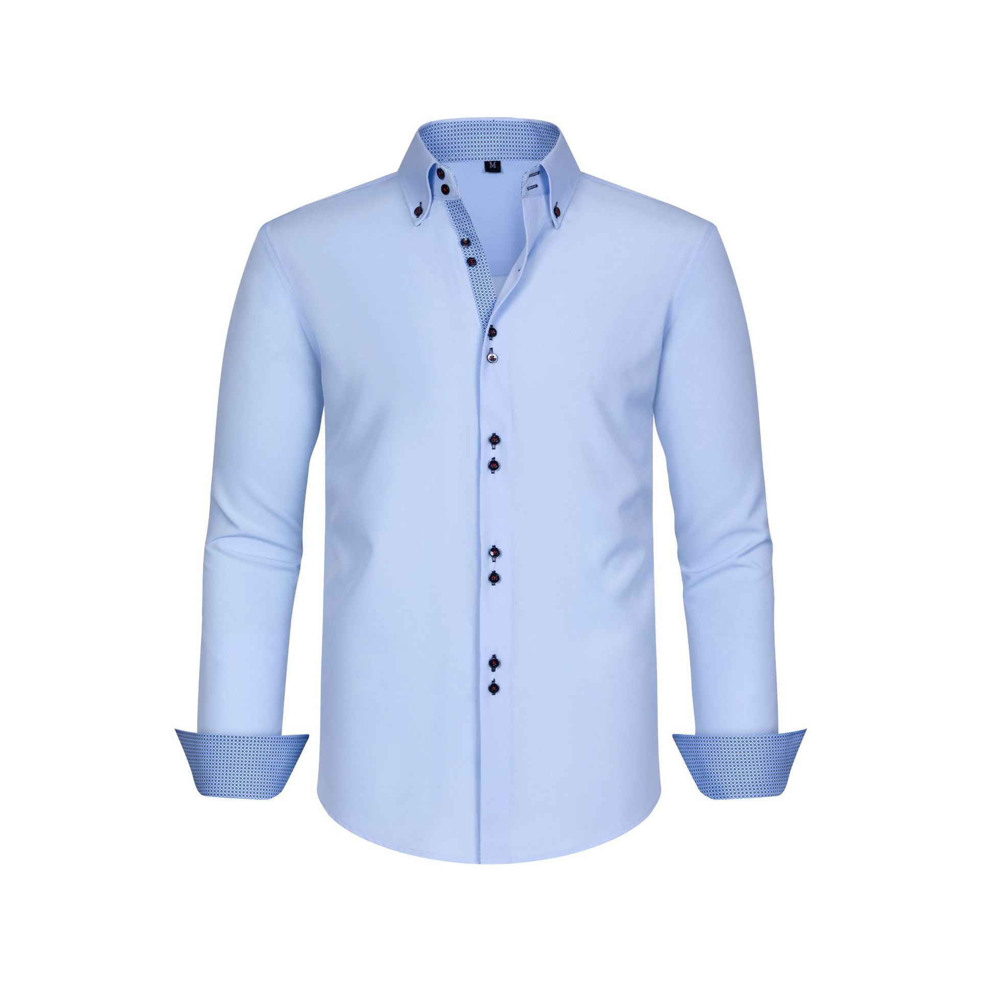 Men's Daily Business Long Sleeves Blouses&Shirts Tops