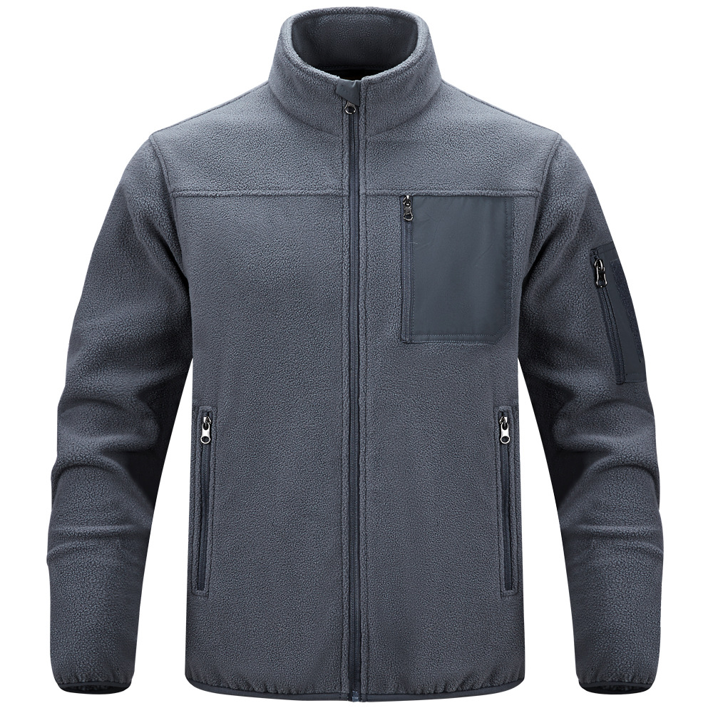 Plus-Size Men's Polar Fleece Jacket