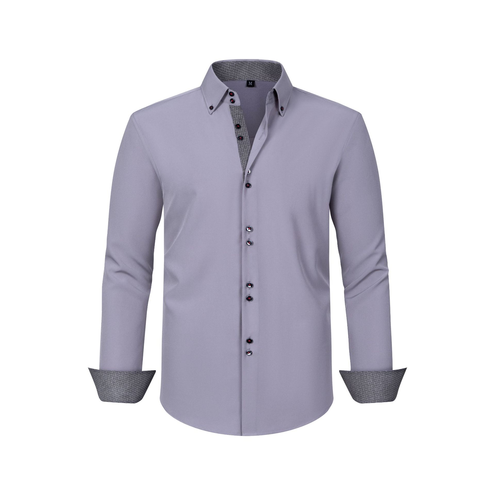 Men's Daily Business Long Sleeves Blouses&Shirts Tops