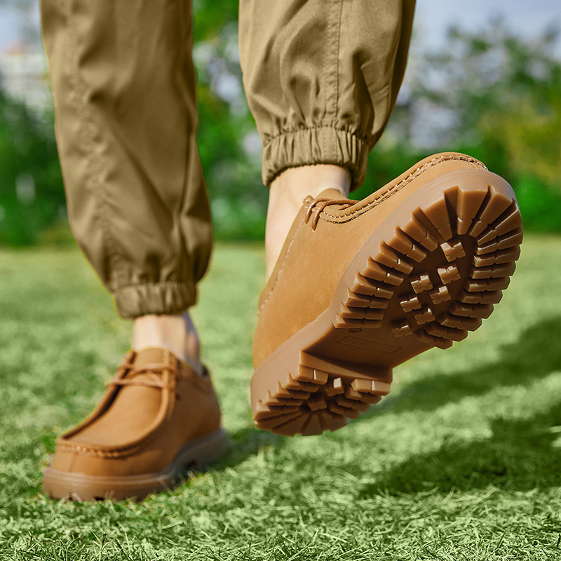 Men's Men's Work Shoes Retro Casual Leather Shoes