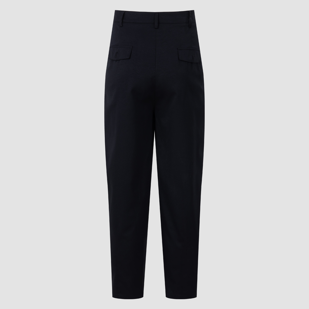 Wide Pleated Casual Style Trousers