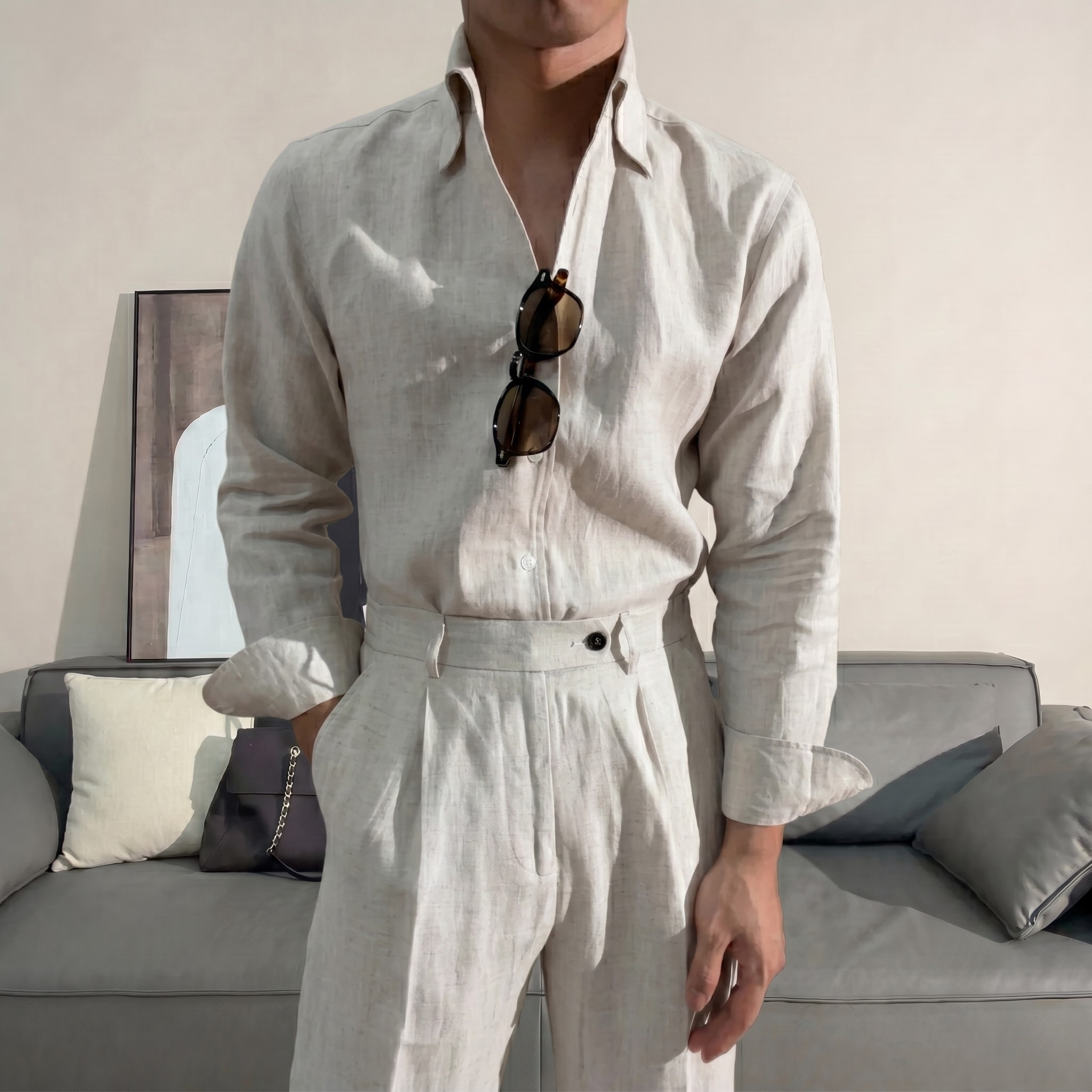 Como Linen ShirtSet