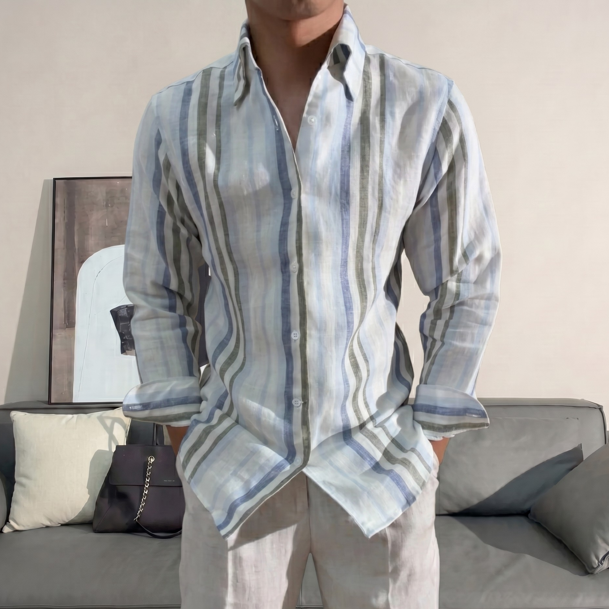 Linen Monterey Shirt Set