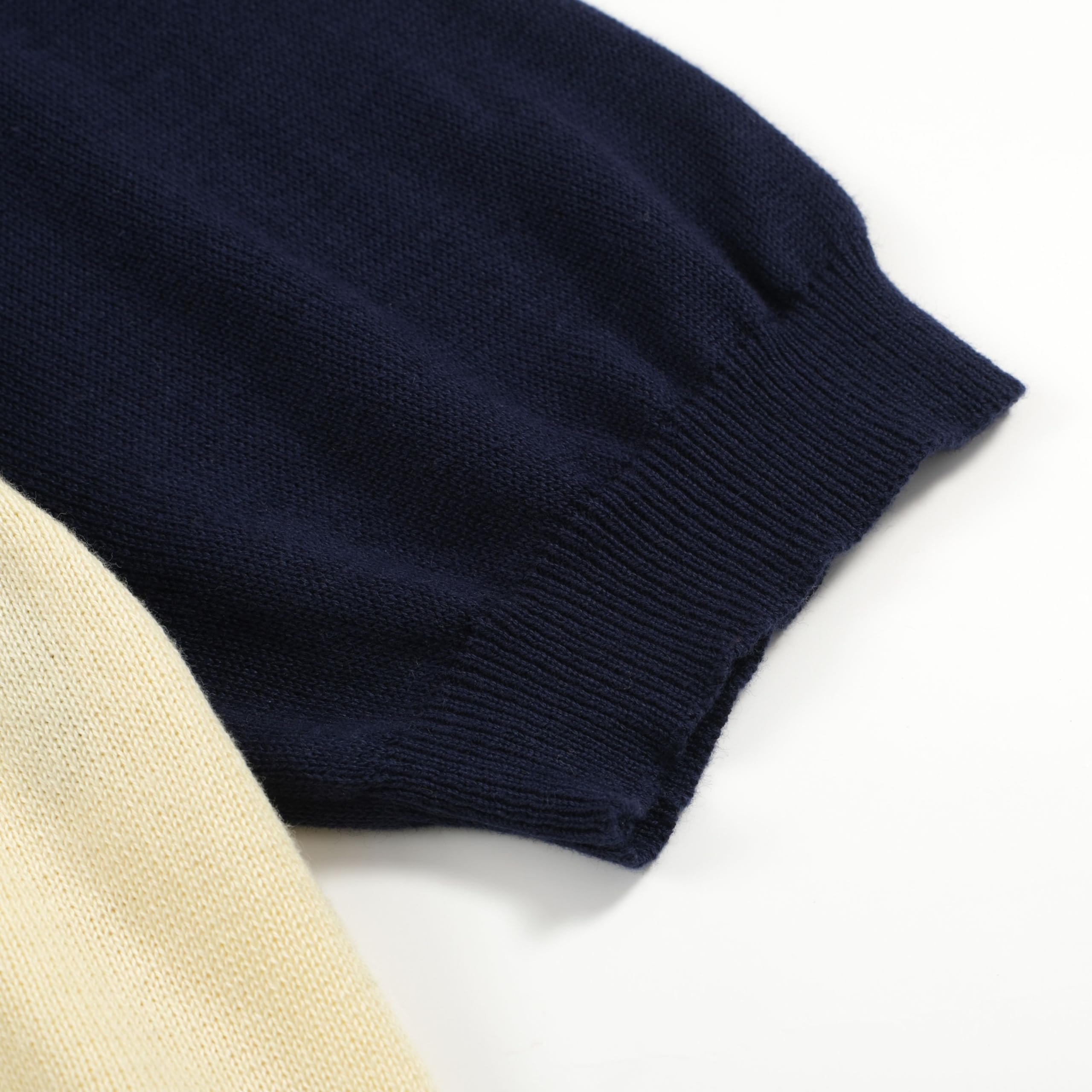 Men's Navy Blue & Apricot Printed Short Sleeve Polo Shirt