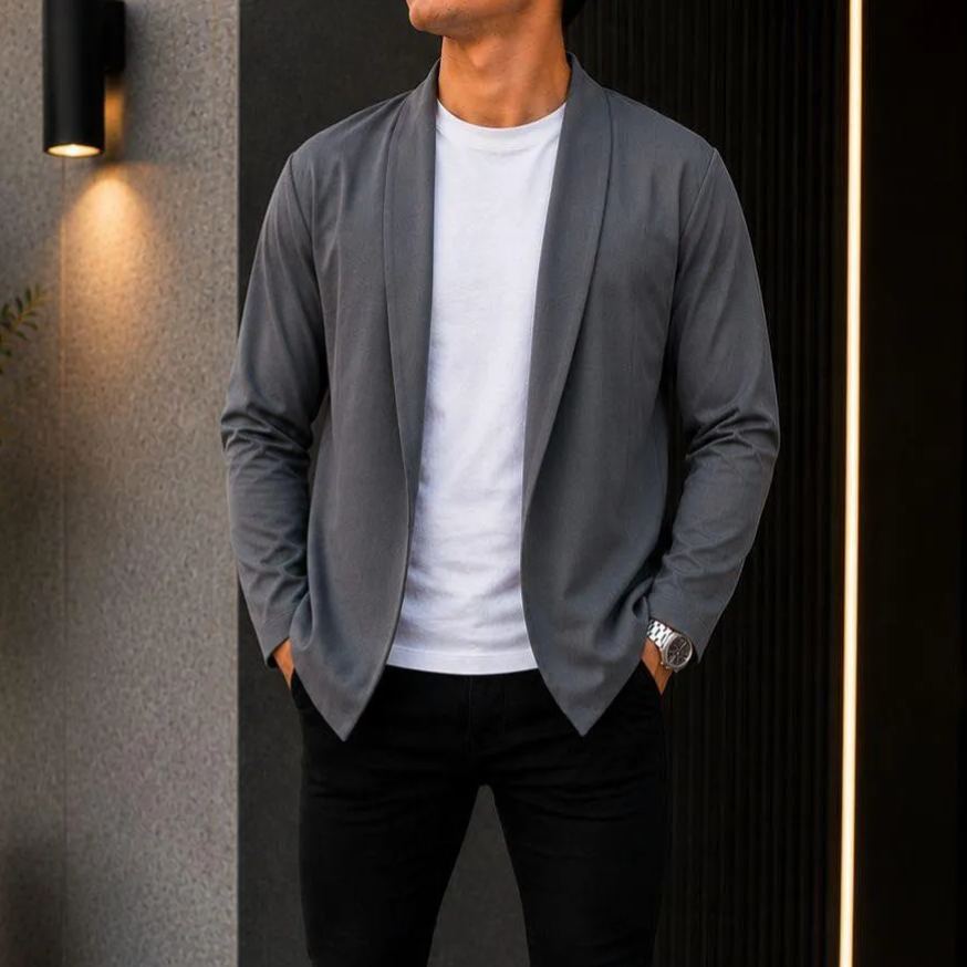 Men's Casual Jacket and Pants Two-Piece Set