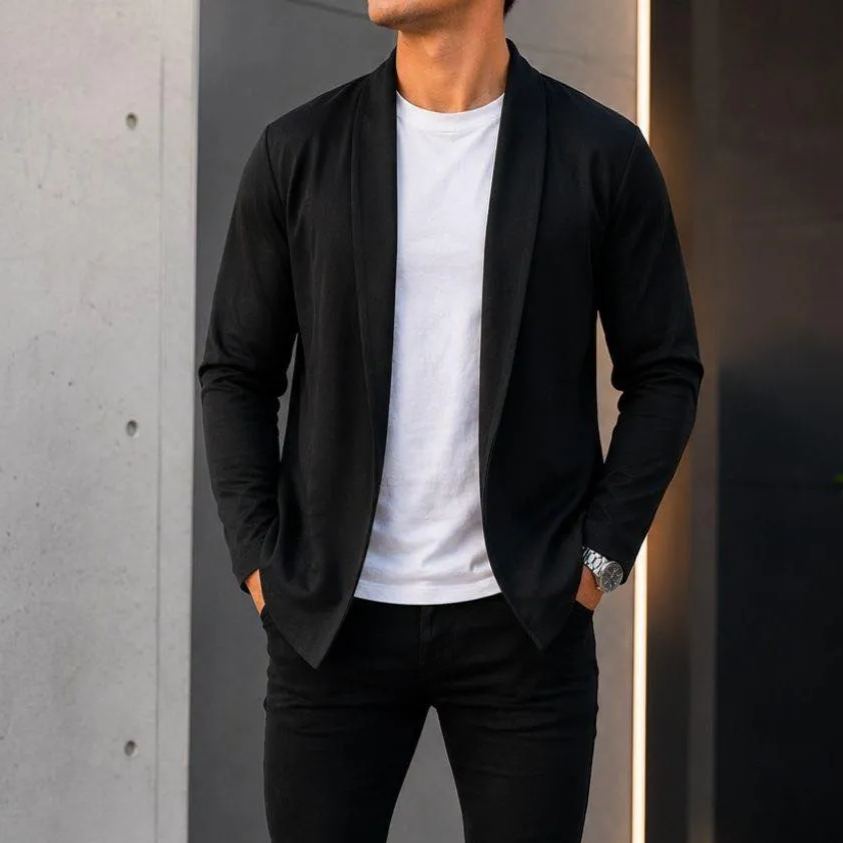 Men's Casual Jacket and Pants Two-Piece Set