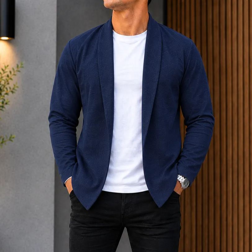 Men's Casual Jacket and Pants Two-Piece Set