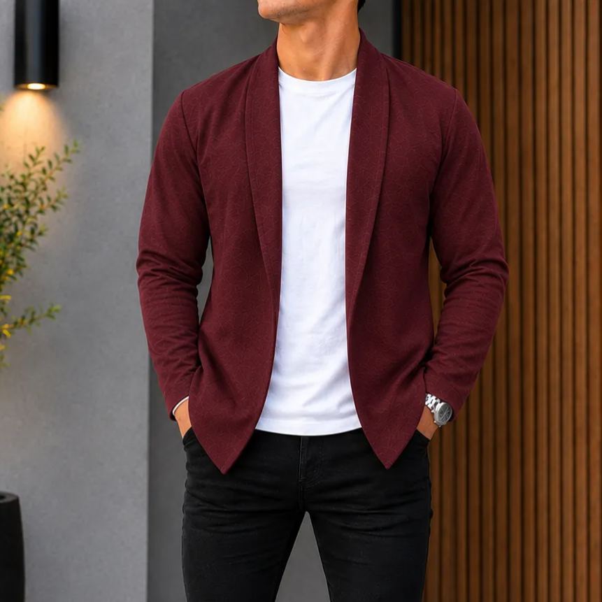 Men's Casual Jacket and Pants Two-Piece Set
