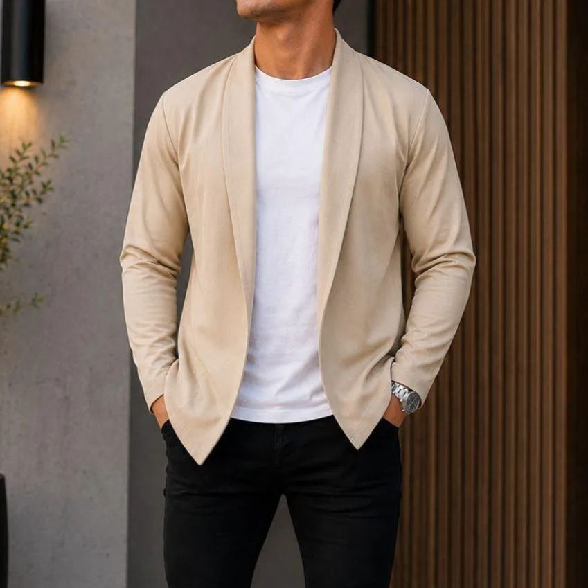Men's Casual Jacket and Pants Two-Piece Set