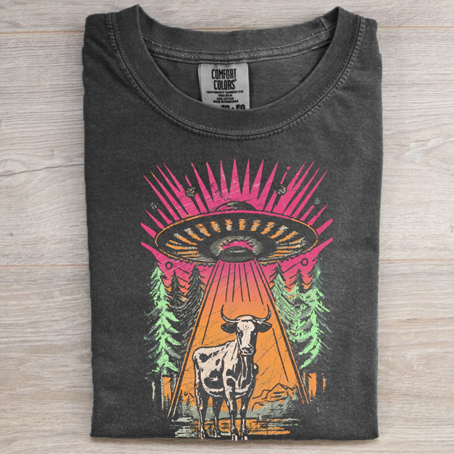 UFO Cow Abduction T-Shirt