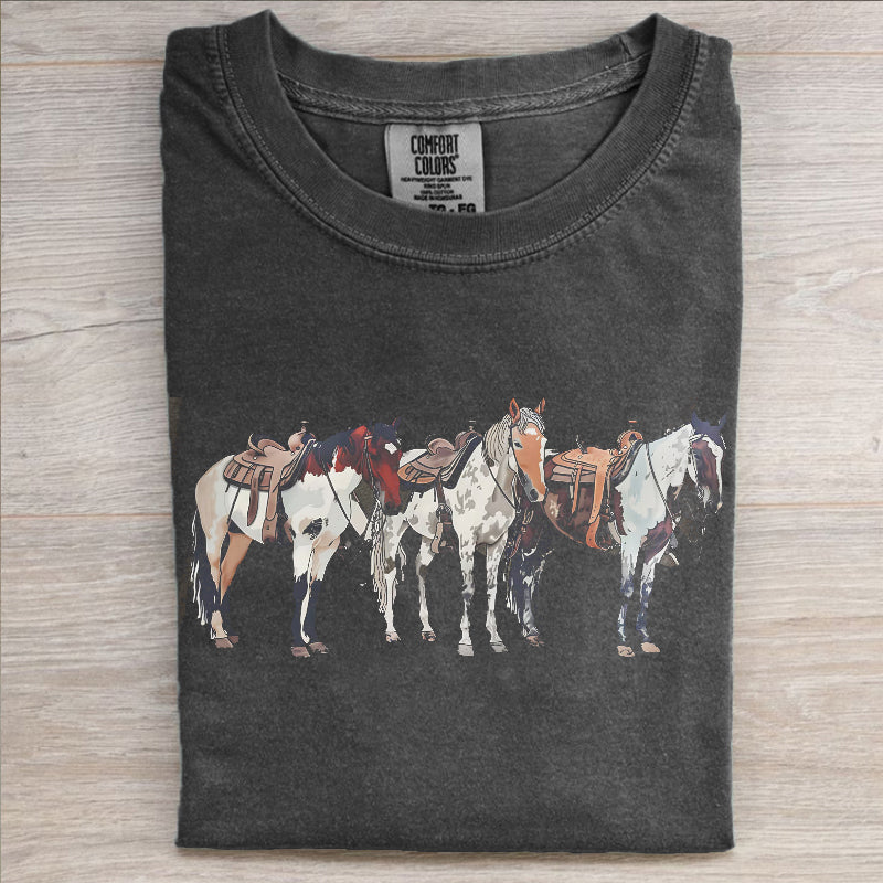 Western Horse Comfort Colors T-shirt