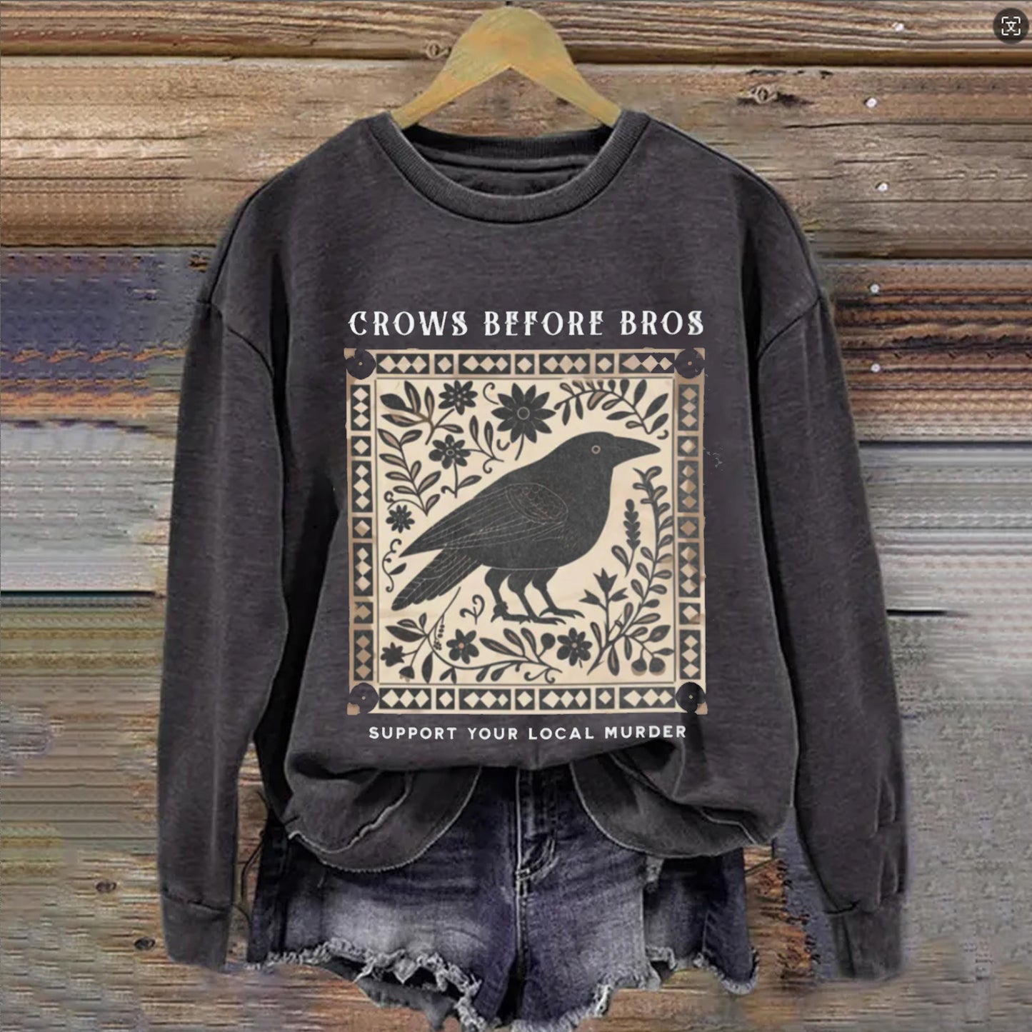 Crows Before Bros Sweatshirt