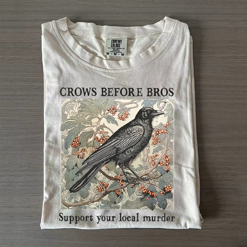 Crows Before Bros Vintage T-Shirt