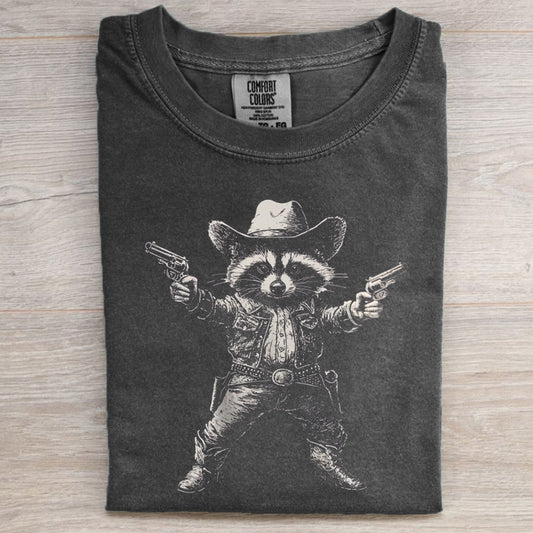 Cowboy Raccoon T-shirt