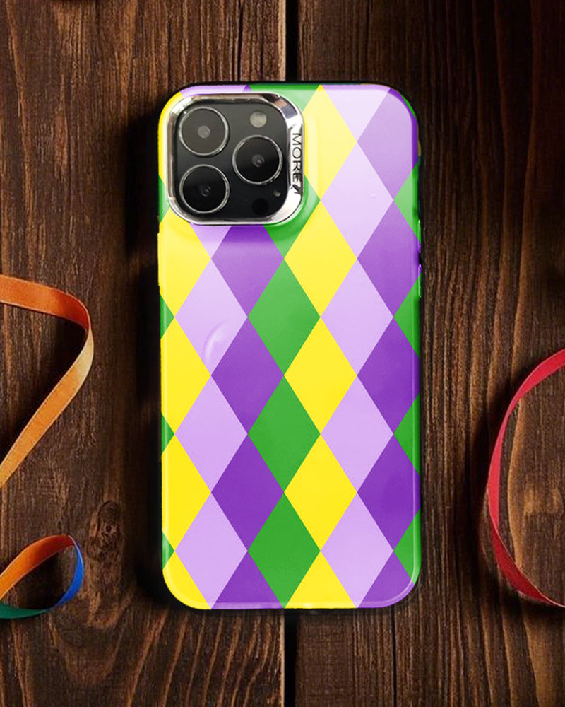 Carnival Print Printed iPhone Electroplating Frosted Phone Case