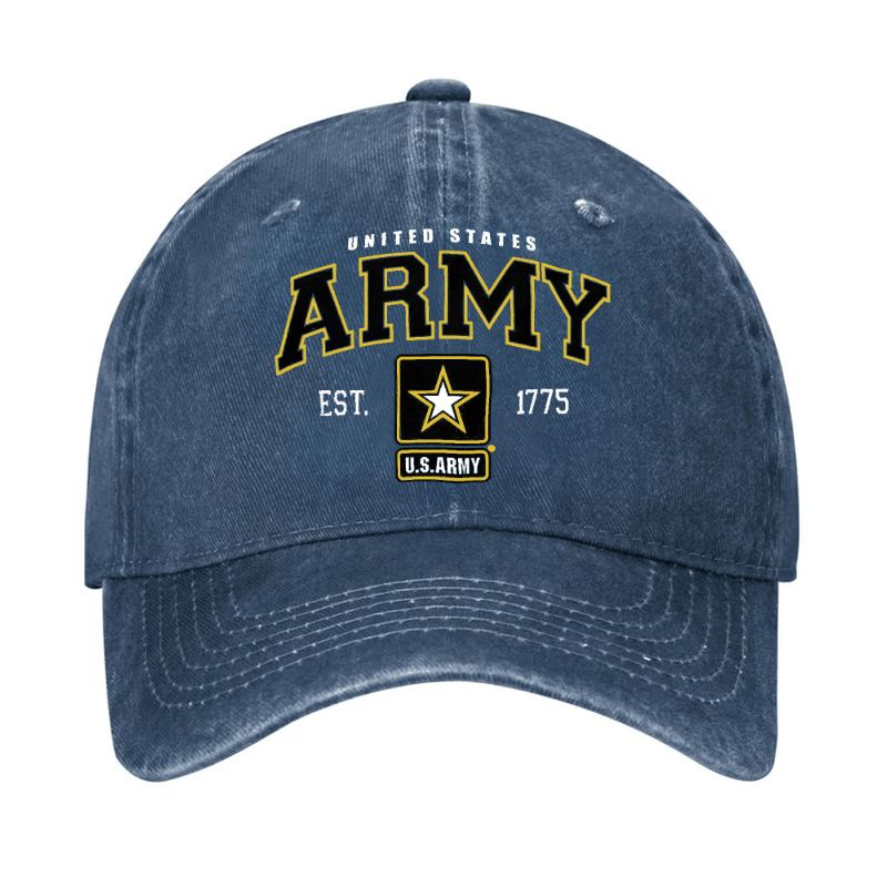 US Army Veteran Pride Military United States Graphic Cap (Free Customization)