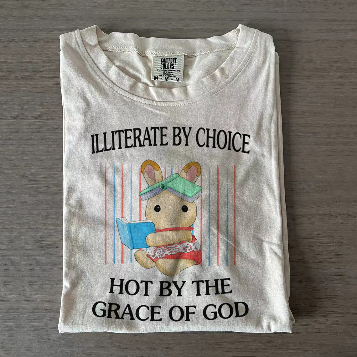 Illiterate and Hot Unisex T-shirt