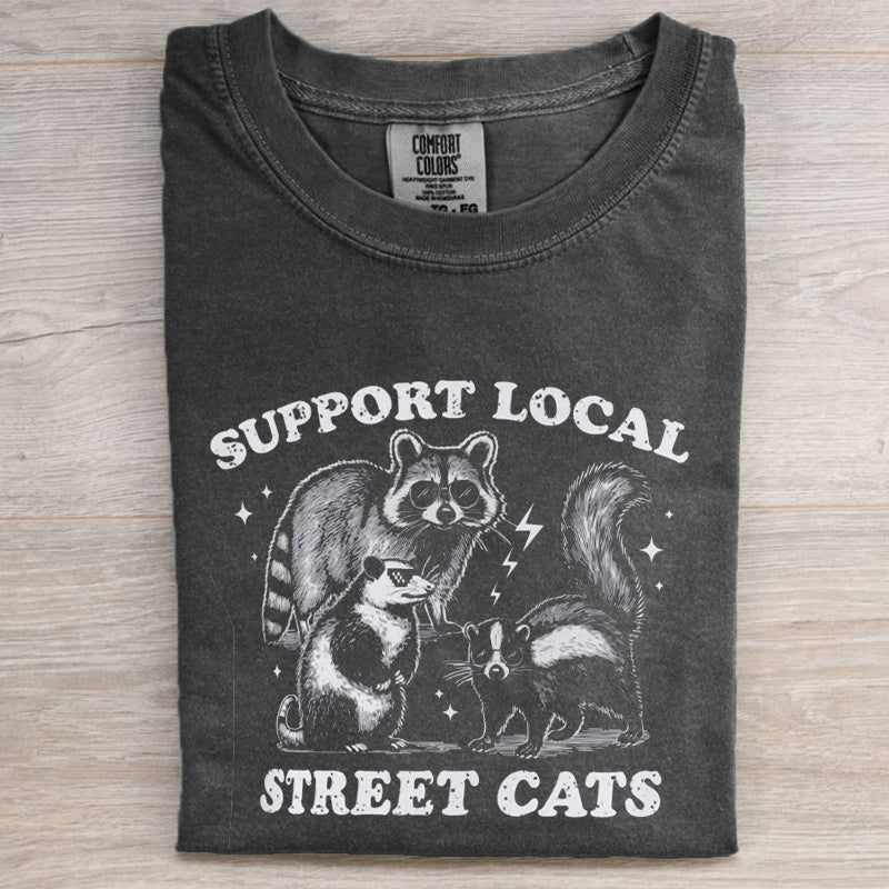 Comfort Colors Support Local Street Cats Unisex T-shirt