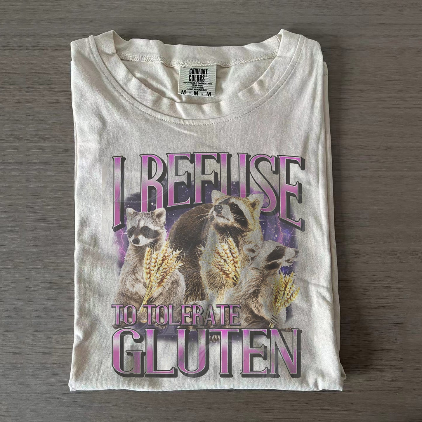 I Refuse To Tolerate Gluten Graphic T-shirt