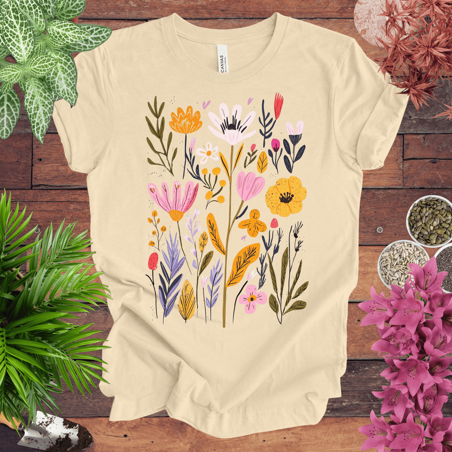 Whimsical Floral Bouquet T-Shirt