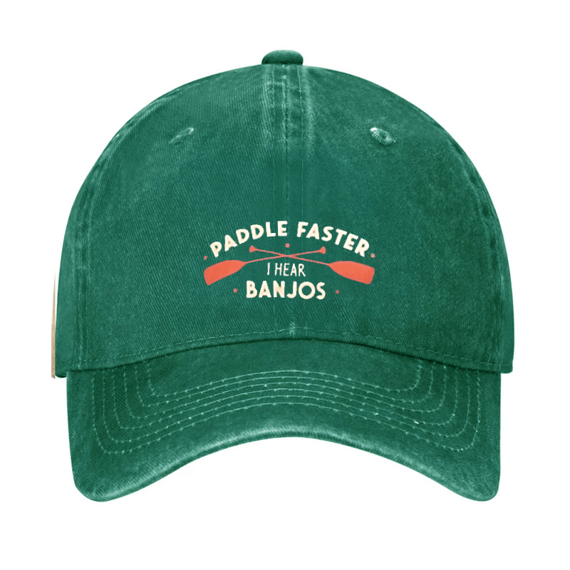 Paddle Faster I Hear Banjos Cap (Free Customization)